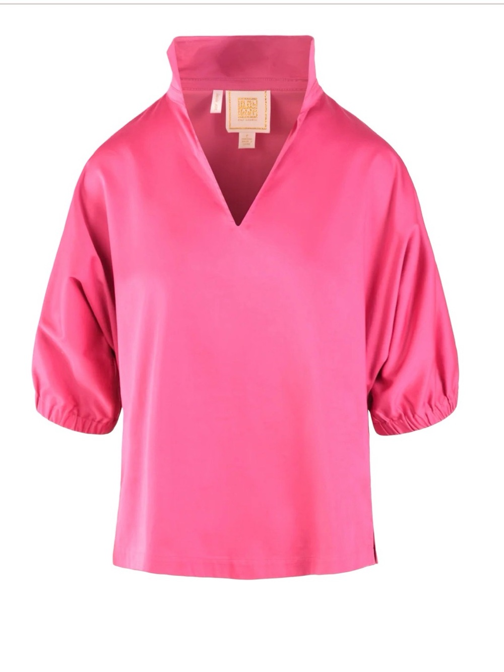 Emily McCarty Poppy Top Fuchsia Blouse